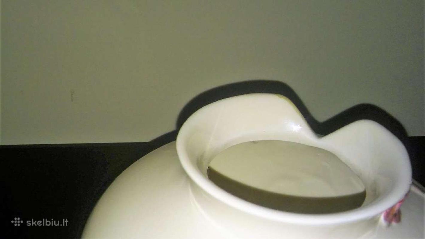 Balta keramikinė didelė vaza - , namai ir interjeras 4