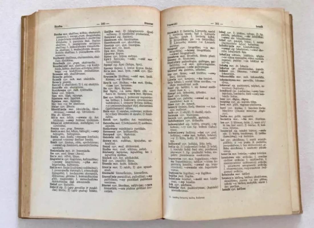 Lenkų - lietuvių kalbų žodynas - J. Talmantas, knyga 5