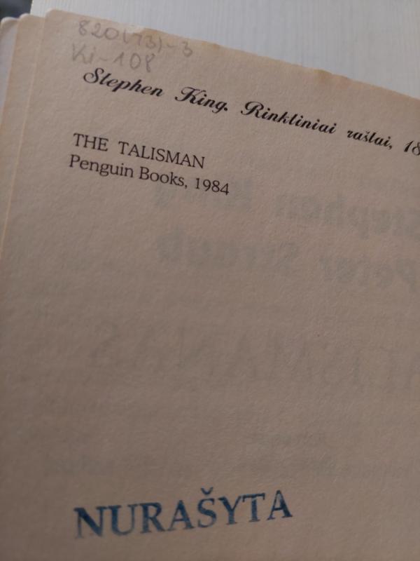 Talismanas (1 knyga) - Stephen King, knyga 4