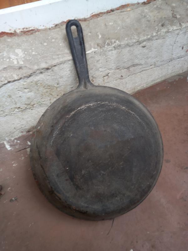 Senovinė špižinė keptuvė - , namai ir interjeras 4