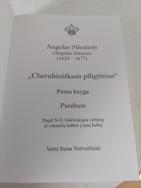 Cherubiniškasis piligrimas - Angelas Silezietis, knyga 3