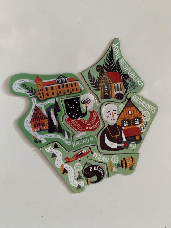 Magnetukai “Surink Lietuvą” 6vnt. - , namai ir interjeras