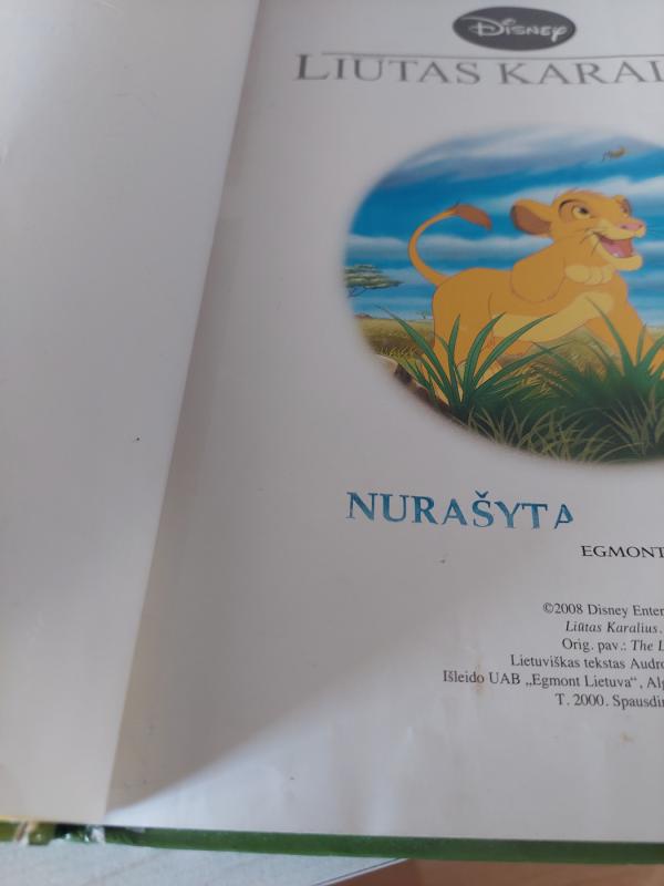 Liūtas karalius - Walt Disney, knyga 4