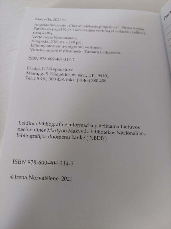 Cherubiniškasis piligrimas - Angelas Silezietis, knyga 4