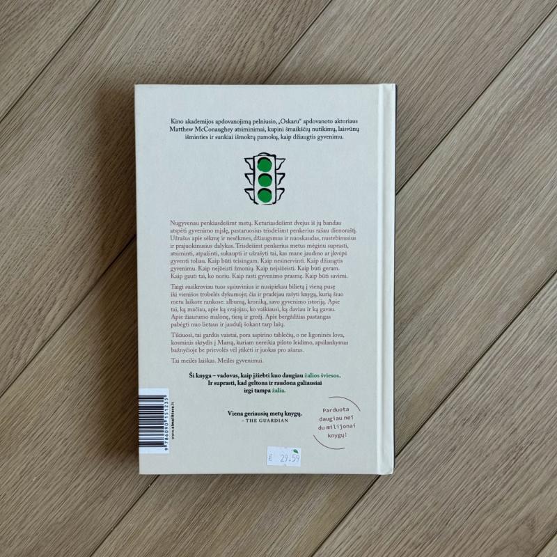 Žalia šviesa - Matthew MCconaughey, knyga 3