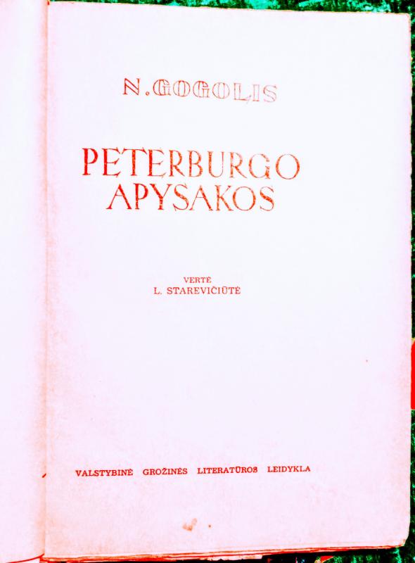 Peterburgo apysakos - Nikolajus Gogolis, knyga 3