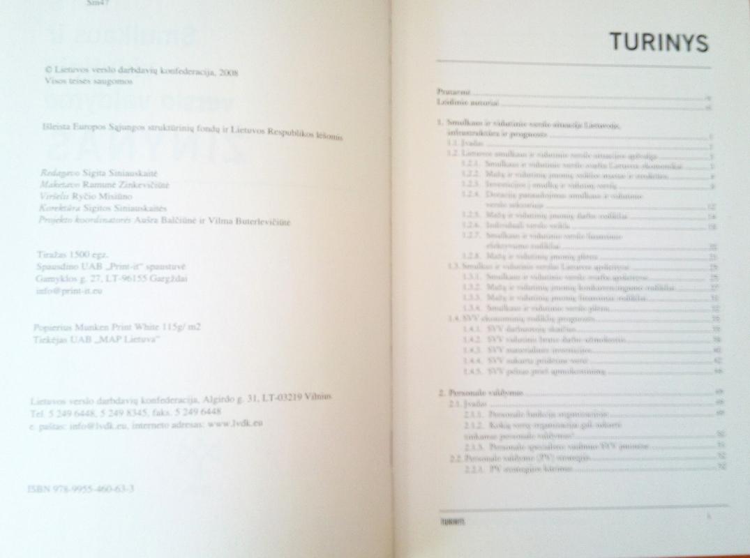 Smulkaus ir vidutinio verslo valdymo žinynas - Agnė Tonkūnaitė, Indrė Sliesoraitytė, Darius Dulskis ir kt., knyga 3