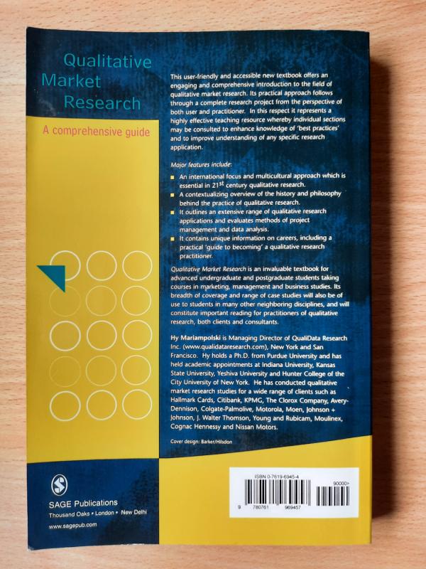 Qualitative Market Research - Hy Mariampolski, knyga 3