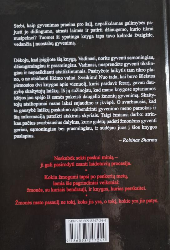 Kas verks, kai tu mirsi? - Robin Sharma, knyga 3