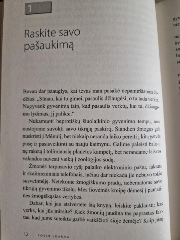 Kas verks, kai tu mirsi? - Robin Sharma, knyga 2