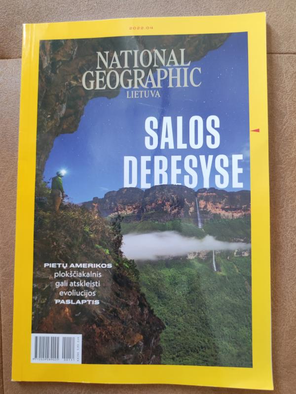 National Geographic Lietuva. Salos debesyse, 2022 04 - Remigijus Barauskas, knyga 2
