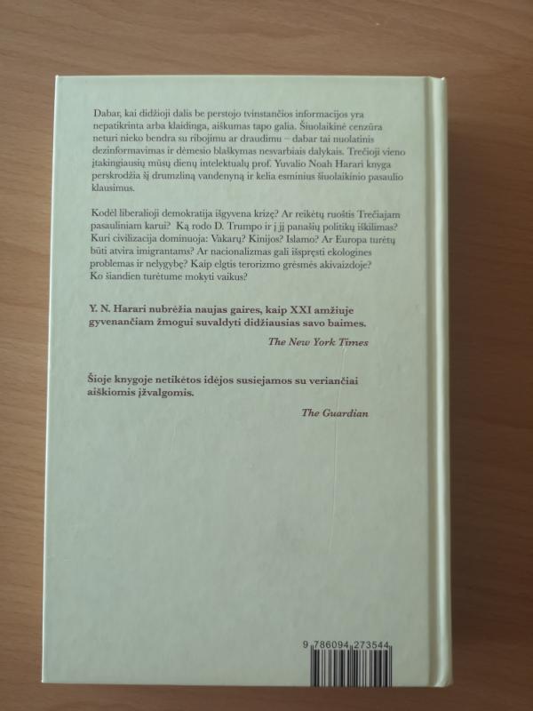 21 pamoka XXI amžiui - Yuval Noah Harari, knyga 3