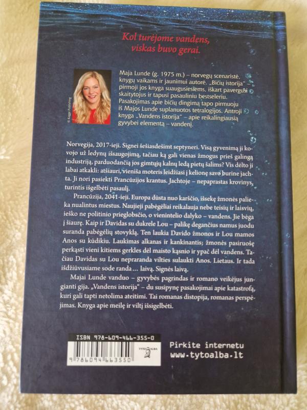 Vandens istorija - Maja Lunde, knyga 3