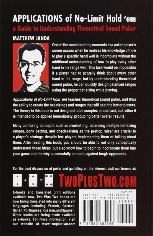 Applications of No-Limit Hold 'em - Matthew Janda, knyga 4