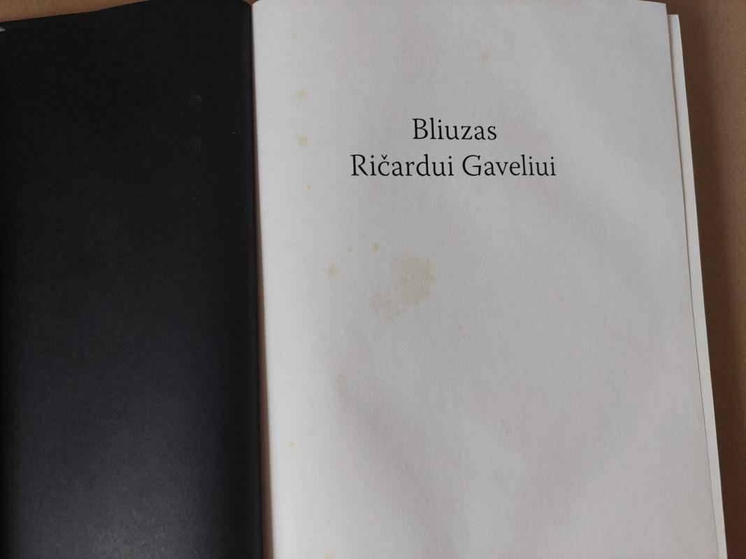 Bliuzas Ričardui Gaveliui - Autorių Kolektyvas, knyga 3