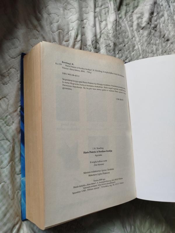 Haris Poteris ir Fenikso Brolija - Rowling J. K., knyga 5