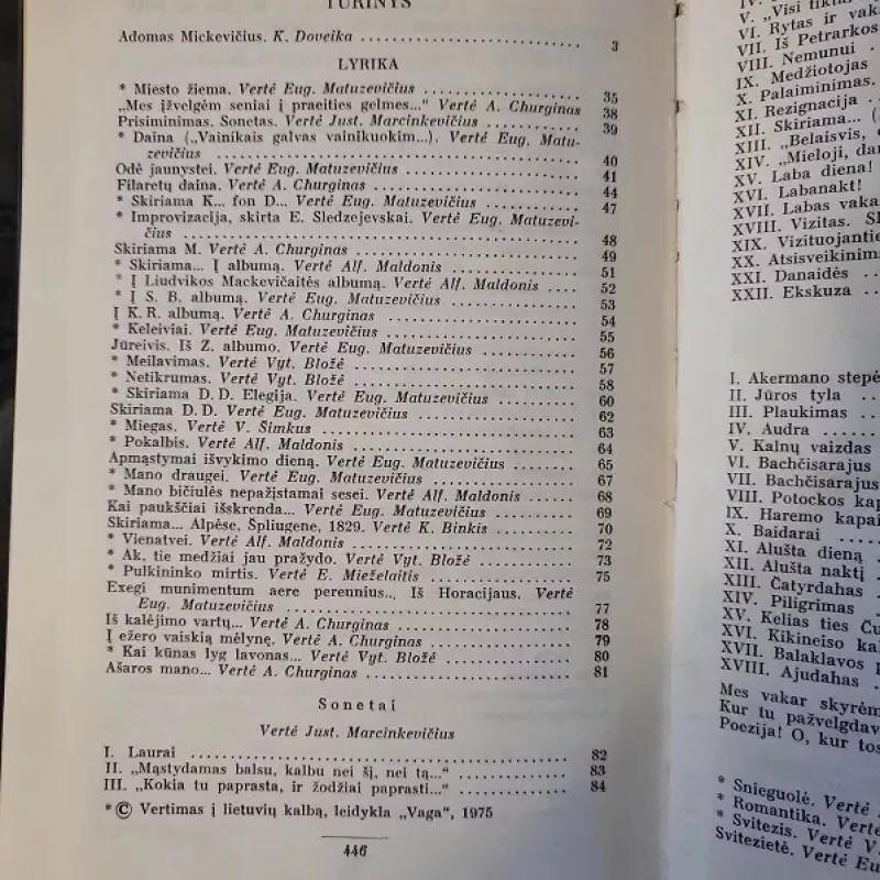 Lyrika, baladės, poemos - Adomas Mickevičius, knyga 3