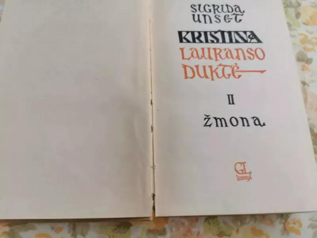 Kristina Lauranso duktė (II tomas) - Sigrid Undset, knyga 2