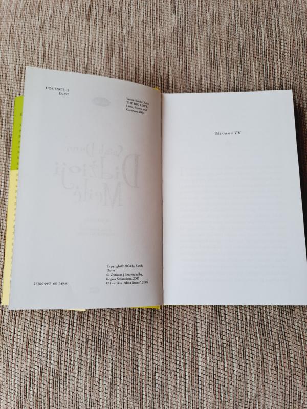 Didžioji meilė - Sarah Dunn, knyga 3