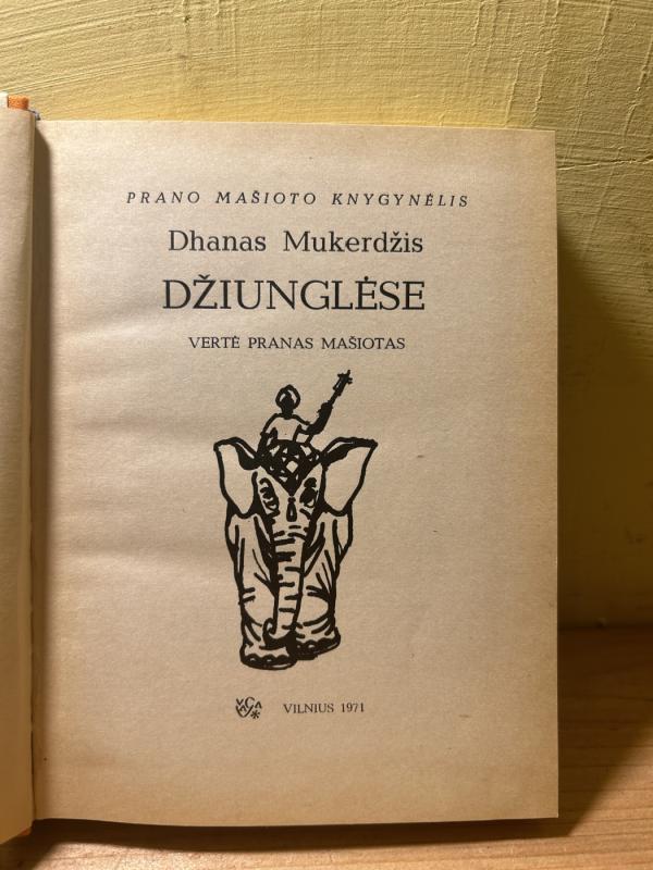 Džiunglėse - Dhanas Mukerdžis, knyga 3
