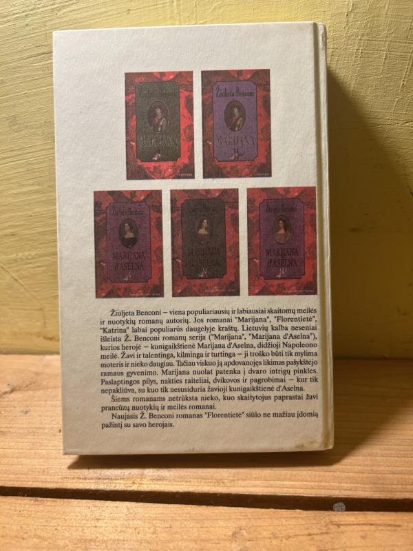 Florentietė (I II III dalys) - Žiuljeta Benconi, knyga 6