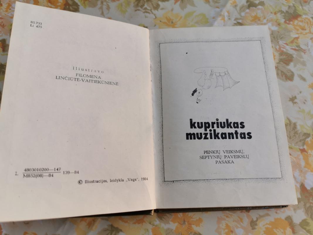 Kupriukas muzikantas - Aldona Liobytė, knyga 3