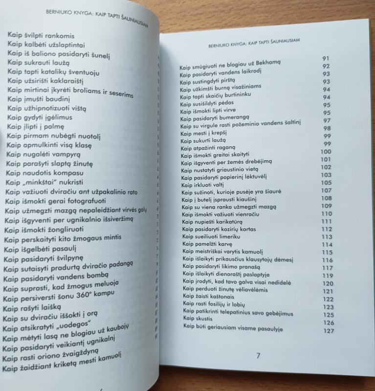 Berniuko knyga: kaip tapti šauniausiam - Dominique Enright, knyga 5