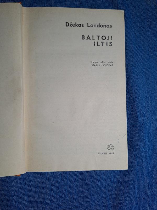 Baltoji iltis - D. Londonas, knyga 3