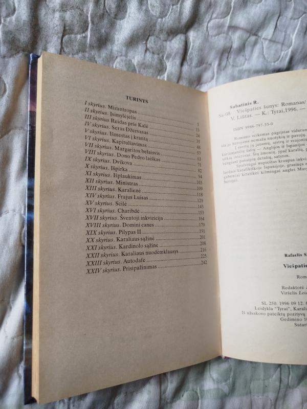 Viešpaties šunys - Rafaelis Sabatinis, knyga 5