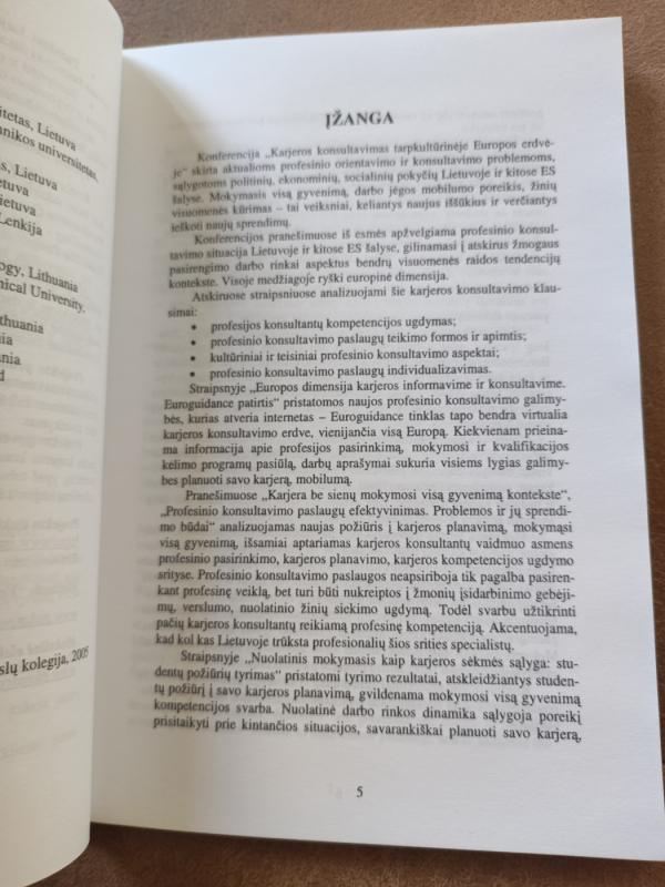 Karjeros konsultavimas tarpkultūrinėje Europos erdvėje - Autorių kolektyas, knyga 3