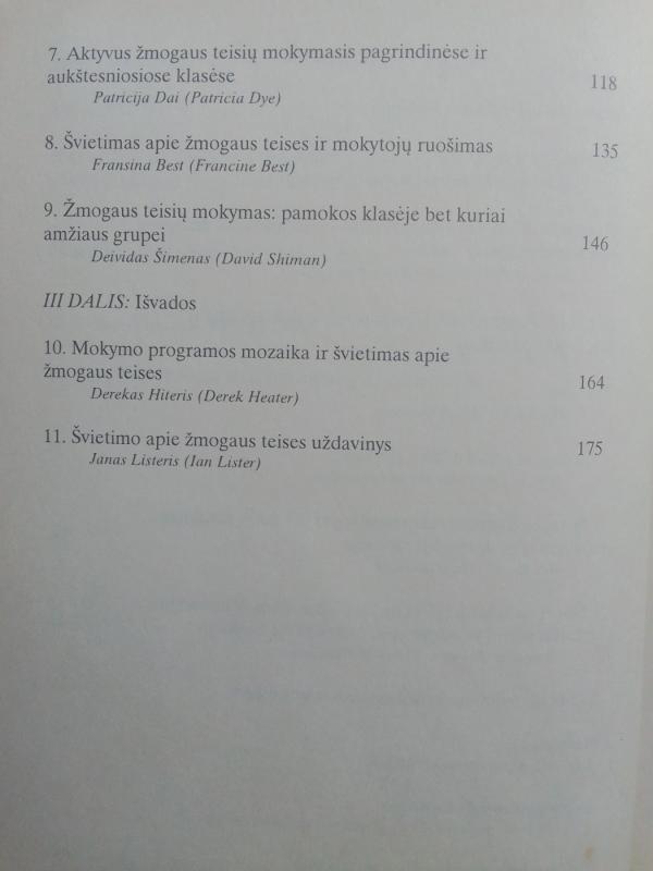 Švietimo apie žmogaus teises uždavinaiai - Autorių Kolektyvas, knyga 5