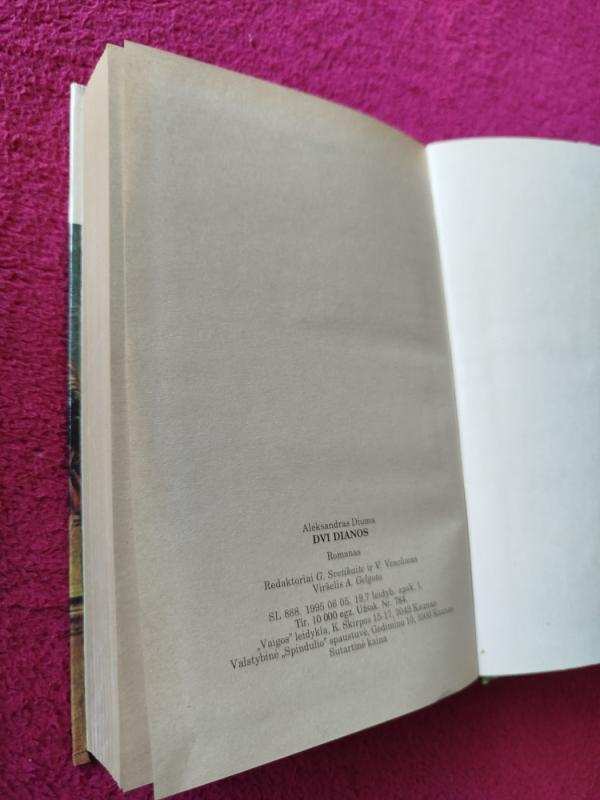 Dvi Dianos - Aleksandras Diuma, knyga 5