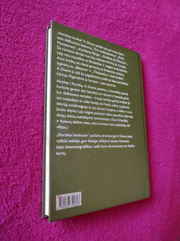 Korsikos broliai - Aleksandras Diuma, knyga 6