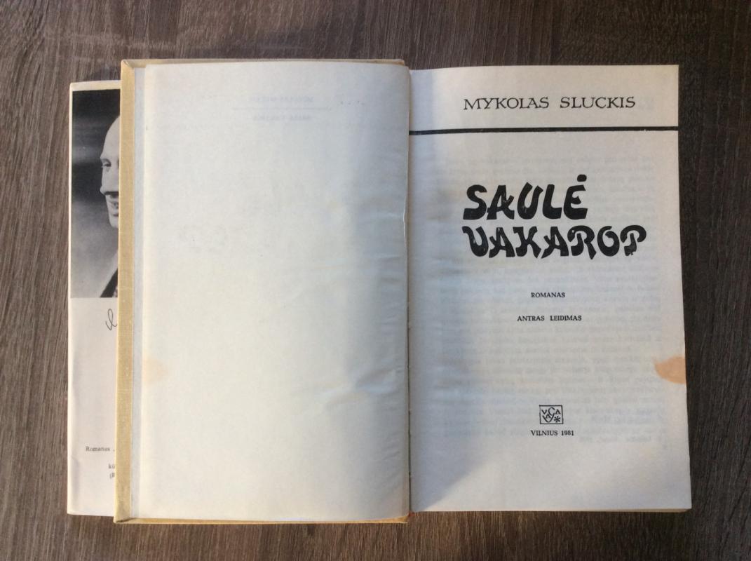 Saulė vakarop - Mykolas Sluckis, knyga 4