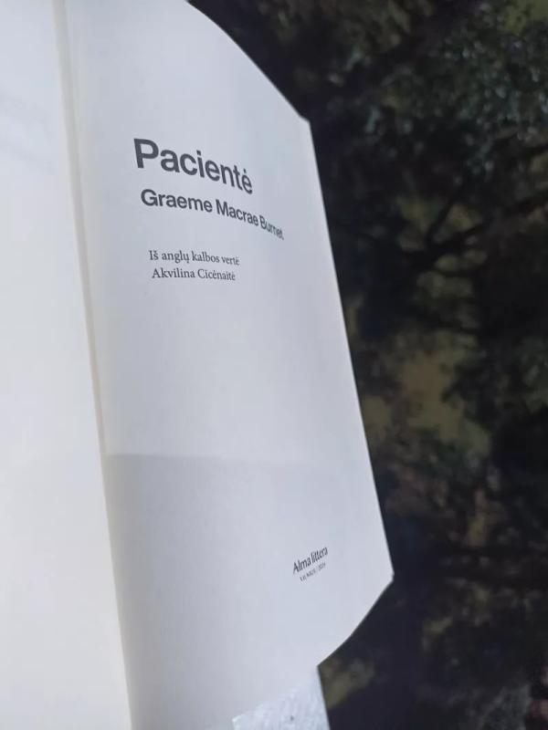 Pacientė: romanas - Graeme Macrae Burnet, knyga 4