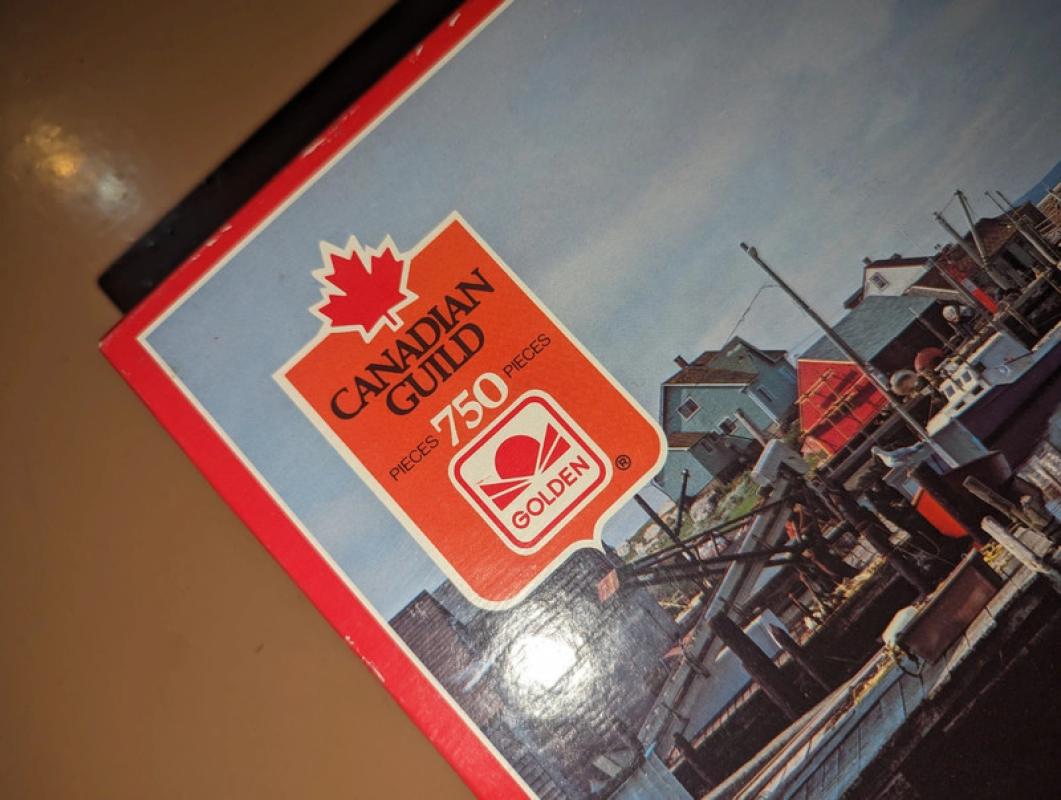 Vintažinė 750 dalių dėlionė - , stalo žaidimas 3