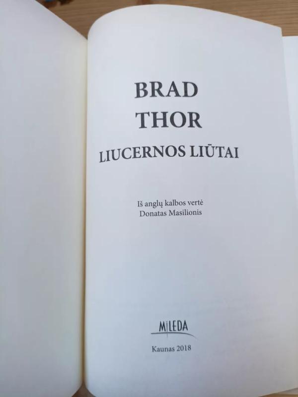 Liucernos liūtai: romanas - Brad Thor, knyga 4