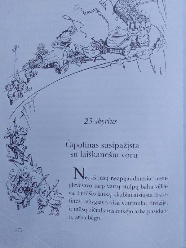 Čipolino nuotykiai - Gianni Rodari, knyga 6