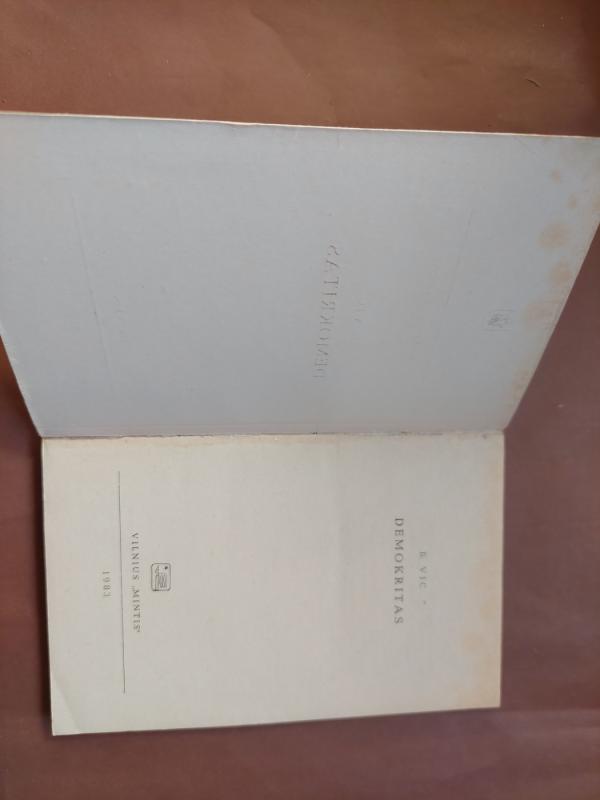 Demokritas - Autorių Kolektyvas, knyga 3