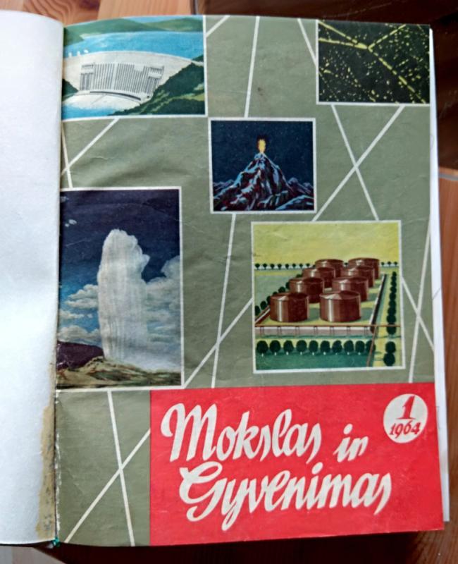 Žurnalų "Mokslas ir gyvenimas" komplektas 1964 m. - Lietuvos TSR "Žinijos" draugija, knyga 2