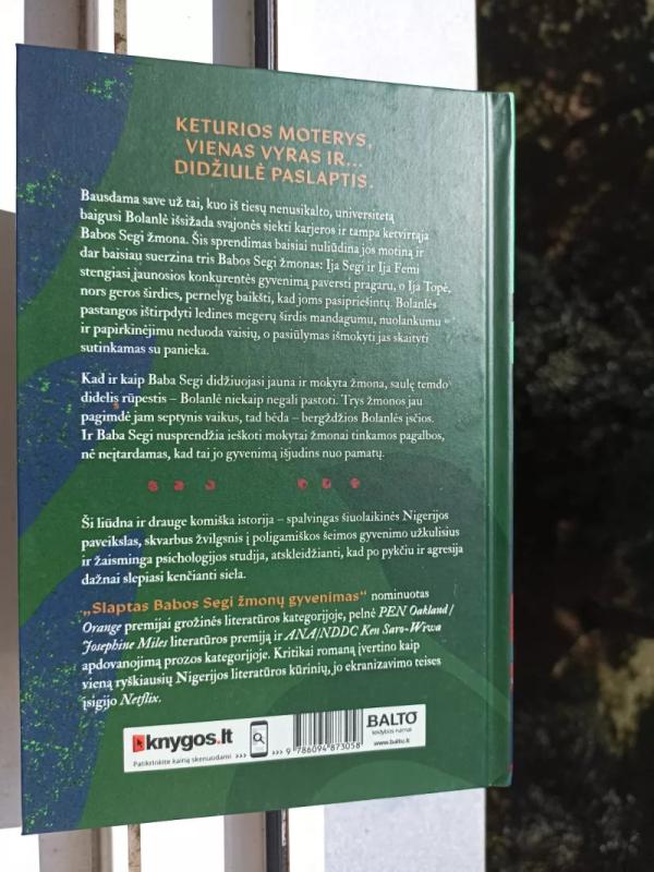 Slaptas Babos Segi žmonų gyvenimas: romanas - Lola Shoneyin, knyga 3