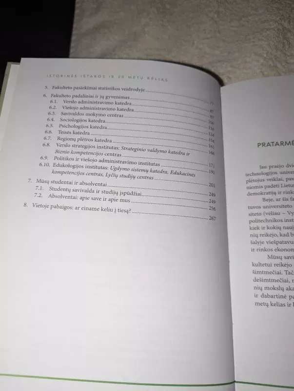 Kauno Technologijos universiteto Socialinių mokslų fakultetas - technologija, knyga 5