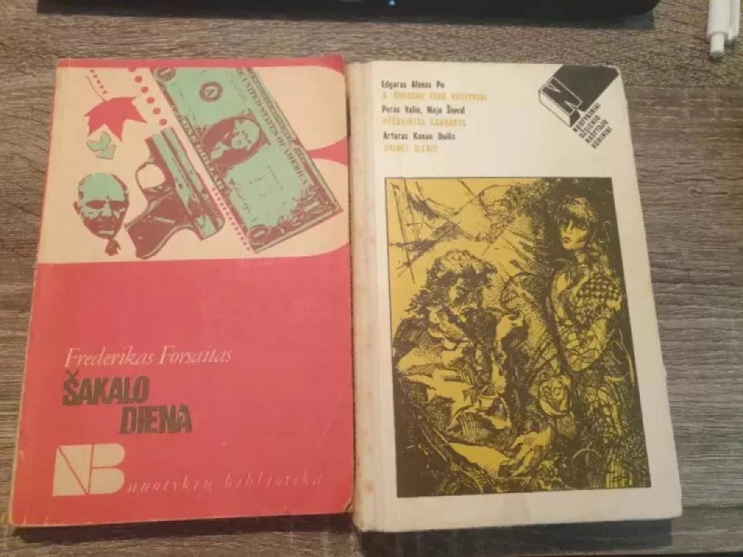 Gordono Pimo nuotykiai, Baimės slėnis, Šakalo diena - Edgaras Alanas Po, Artūras Konan Doilis, Frederikas Forsaitas, knyga 2