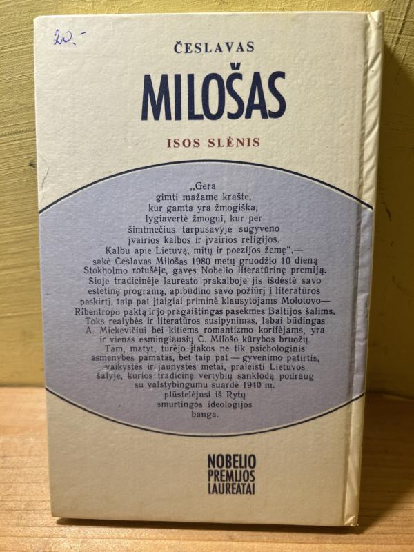 Isos slėnis - Česlovas Milošas, knyga 5