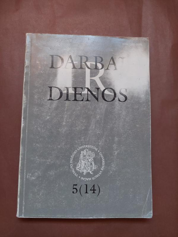 Darbai ir dienos 5(14) - Autorių kolektyas, knyga 2