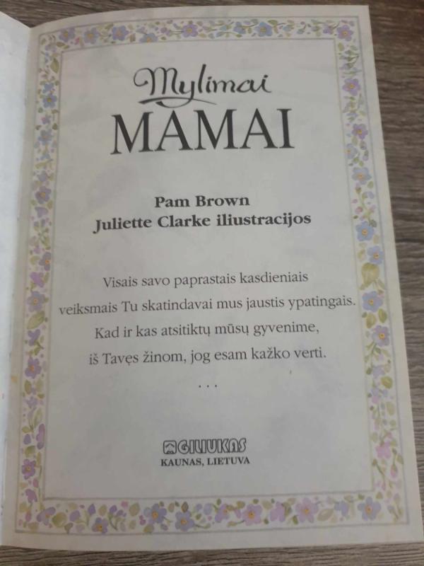 Mylimai mamai - Pam Brown, knyga 4