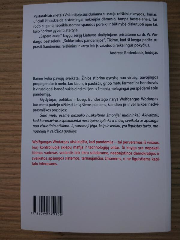 Suklastotos pandemijos - Wolgang Wodarg, knyga 3