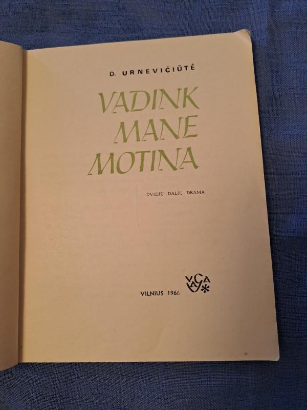 Vadink mane motina - Dalia Urnevičiūtė, knyga 2
