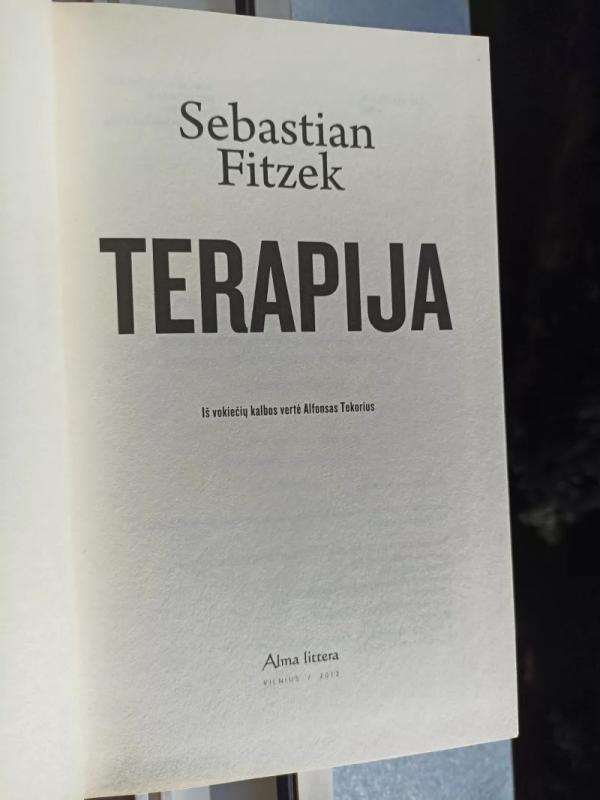 Terapija : [romanas] - Sebastian Fitzek, knyga 3