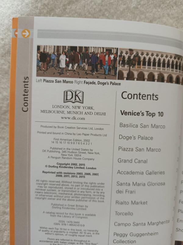 DK Eyewitness travel guide TOP 10 Venice - DK Eyewitness, knyga 6